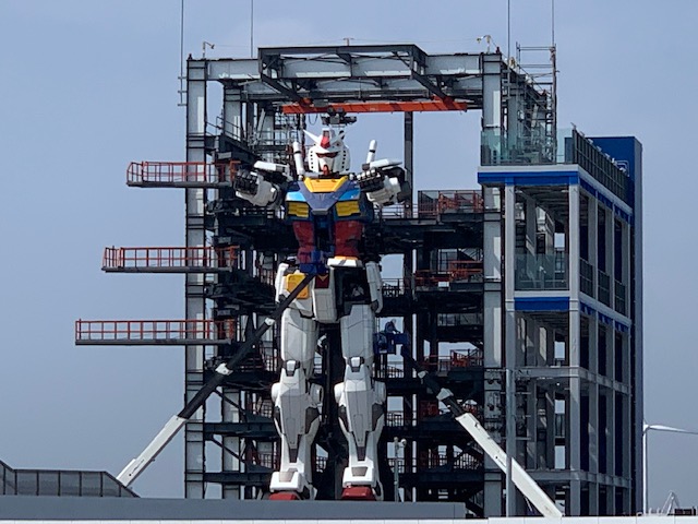 山下ふ頭にガンダム！